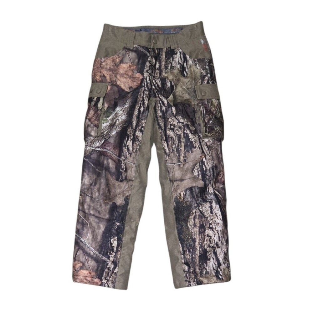 Rustic Ridge Youth Camo Insulated Hunting Pants Cargo Scent Stop Size Small
